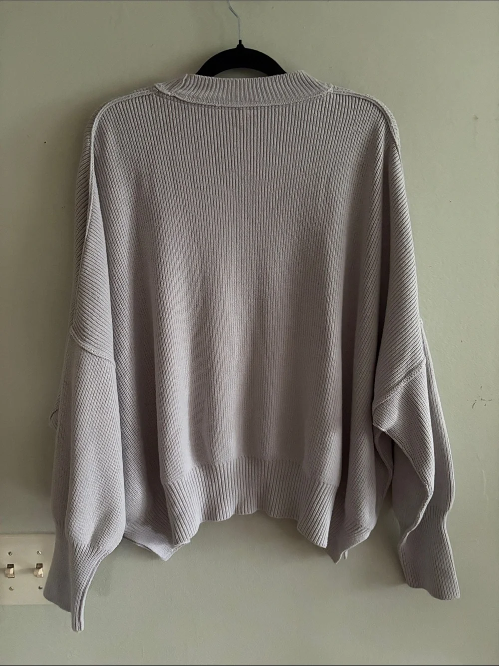 Free people easy street slouchy tunic sweater L